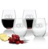 monogrammed+stemless+wine+glass+set+15+oz