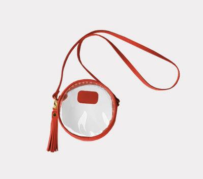 Jon Hart Designs Clear Luna Crossbody Purse  Apparel & Accessories > Handbags > Cross-Body Handbags